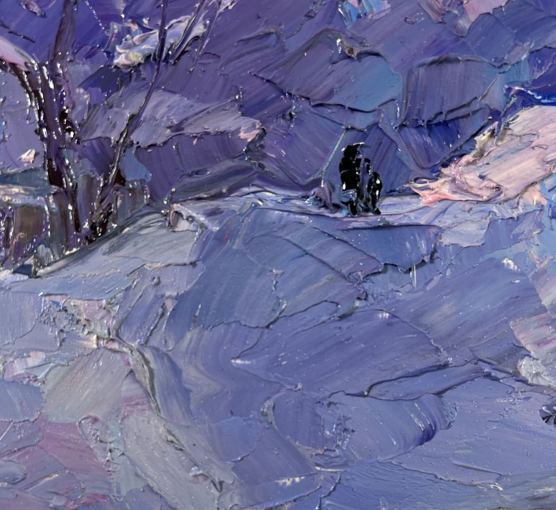 Oil painting Dear wintertime Boris Serdyuk - 8