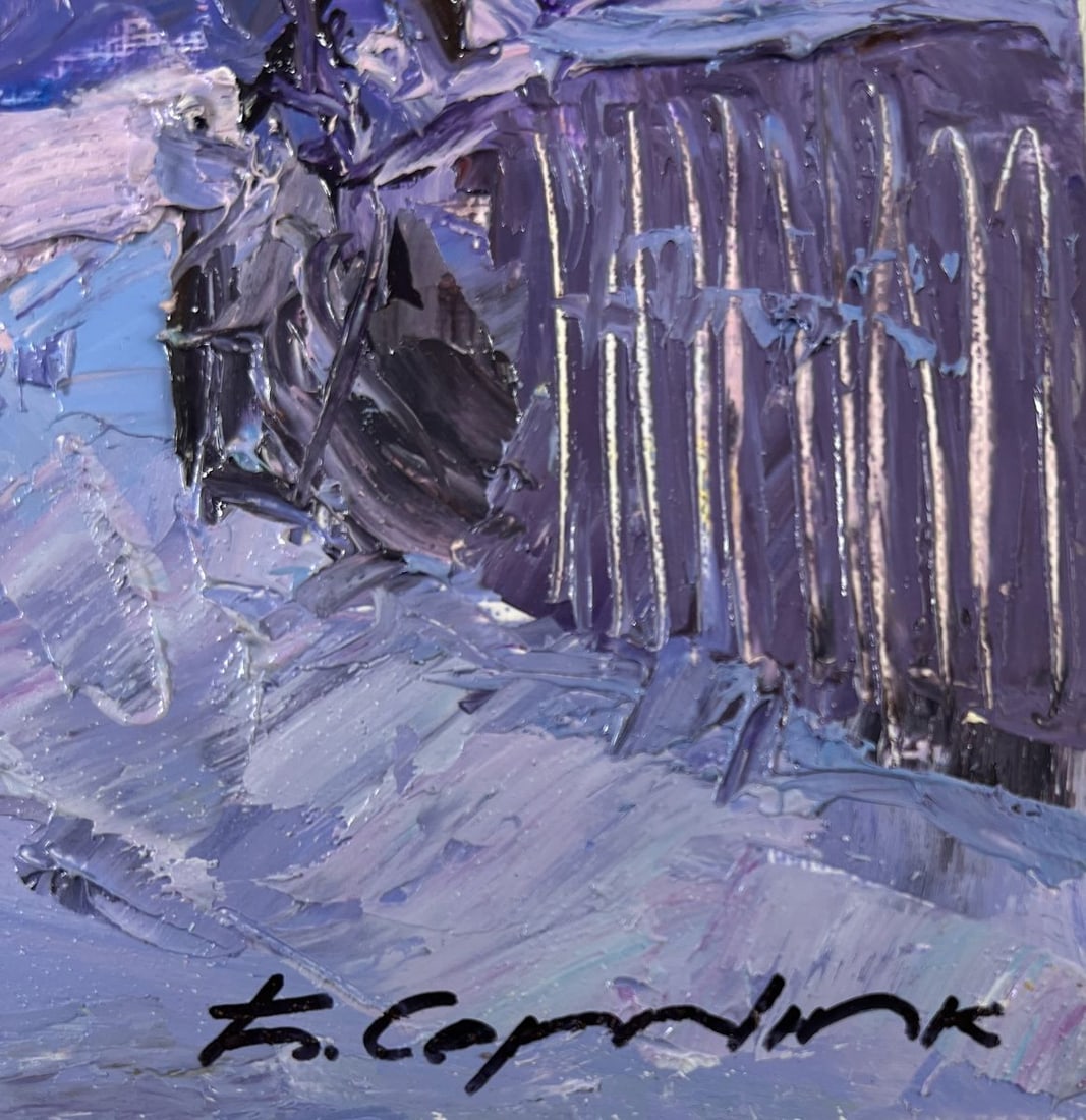 Oil painting Dear wintertime Boris Serdyuk - 9