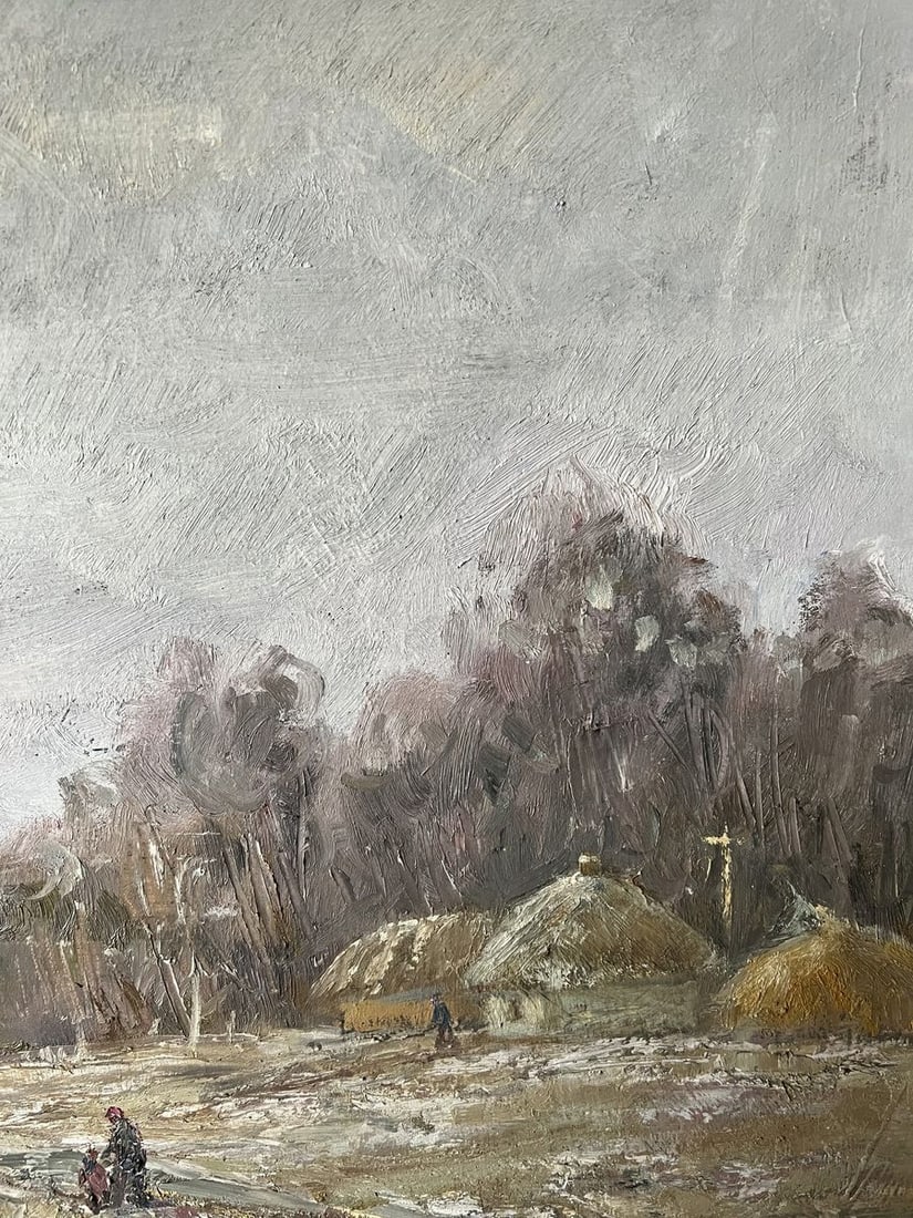 Oil painting Until winter V. Mishurovsky - 8