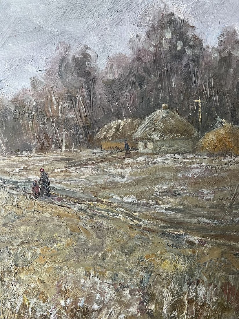 Oil painting Until winter V. Mishurovsky - 9
