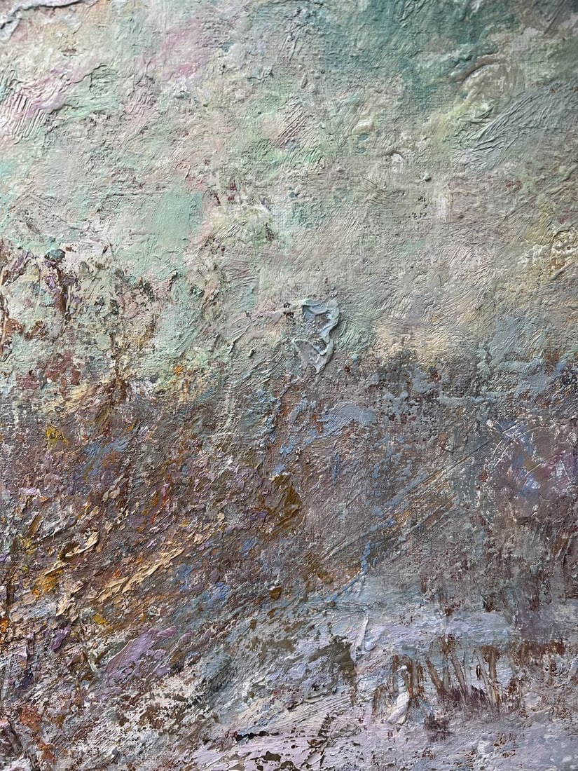 Oil painting Winter morning V. Mishurovsky - 10