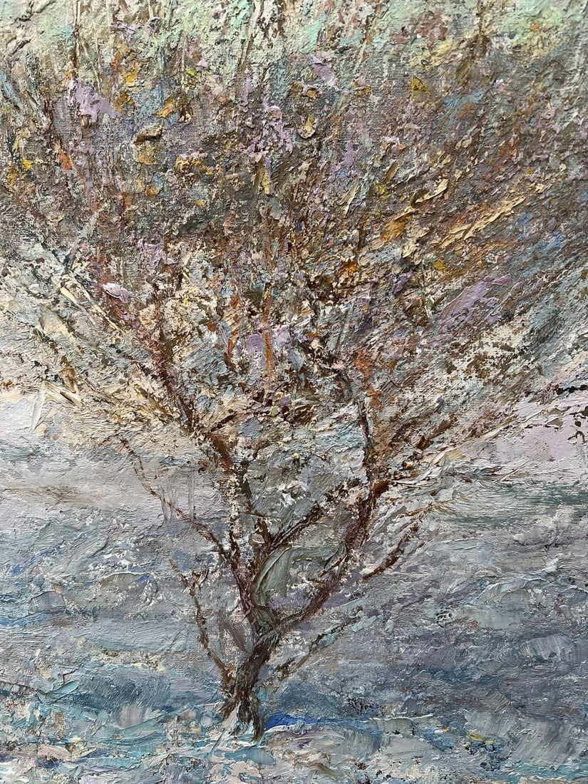 Oil painting Winter morning V. Mishurovsky - 6