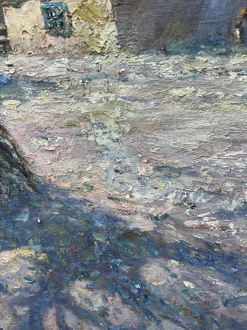 Oil painting Winter sunny day V. Mishurovsky - 10