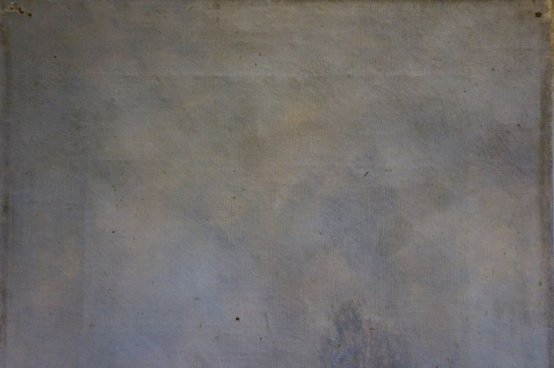 Oil painting Winter landscape - 5