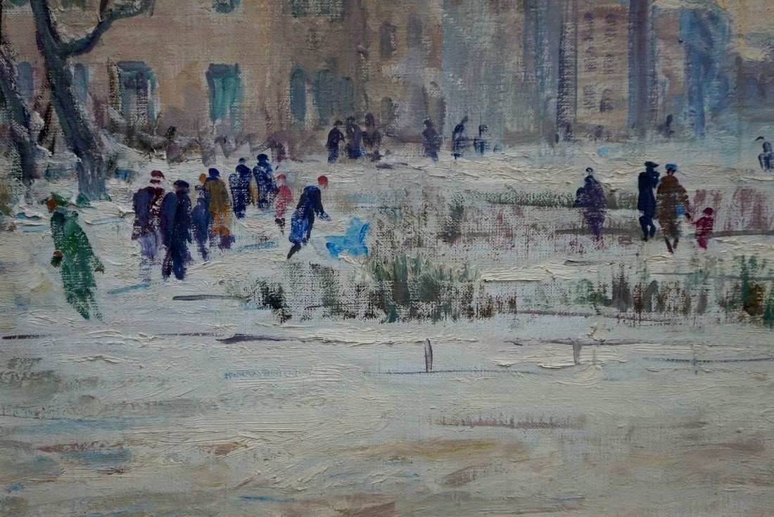 Oil painting City center Basov Yakov Alexandrovich - 2
