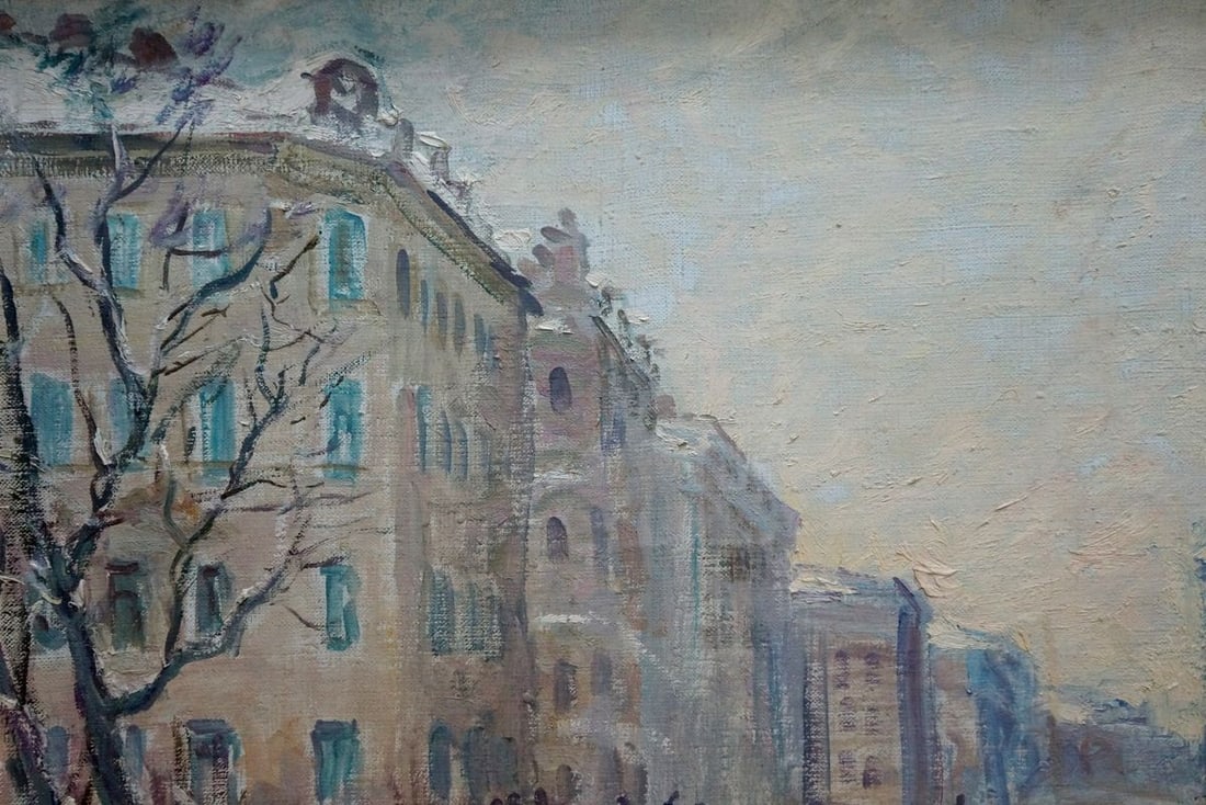 Oil painting City center Basov Yakov Alexandrovich - 3