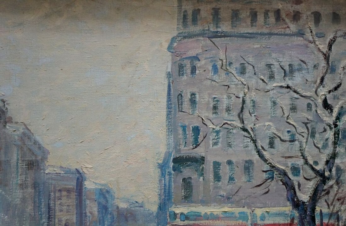 Oil painting City center Basov Yakov Alexandrovich - 4