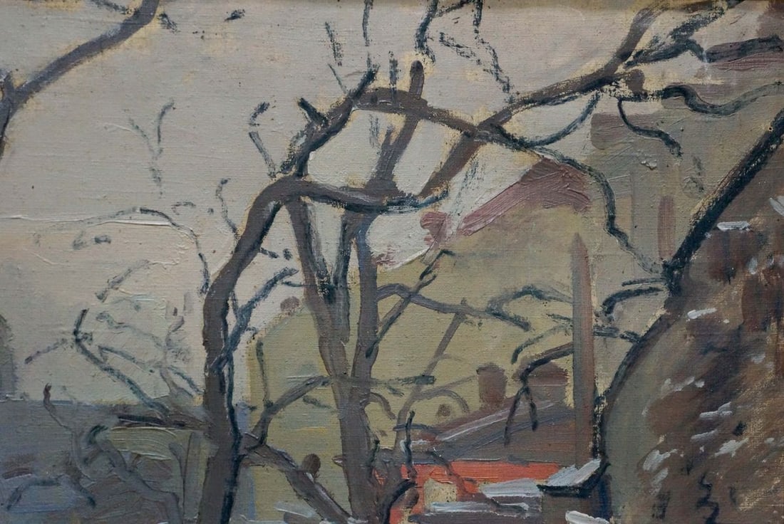 Oil painting Road to the park Kisel Ivan Gordeevich - 4