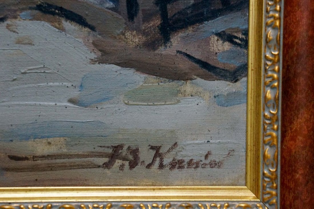 Oil painting Road to the park Kisel Ivan Gordeevich - 6