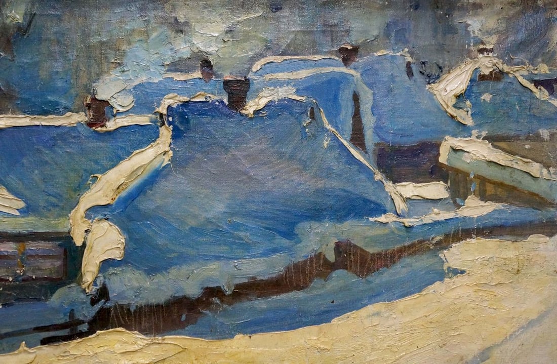 Oil painting Winter has come Petrov George Petrovich - 4