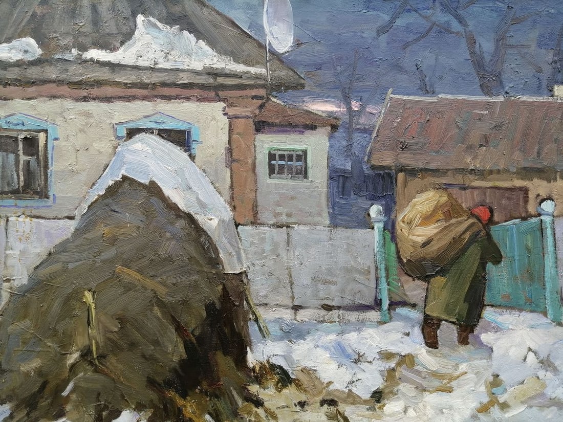 Oil painting Rural life Kalenyuk Alex - 2