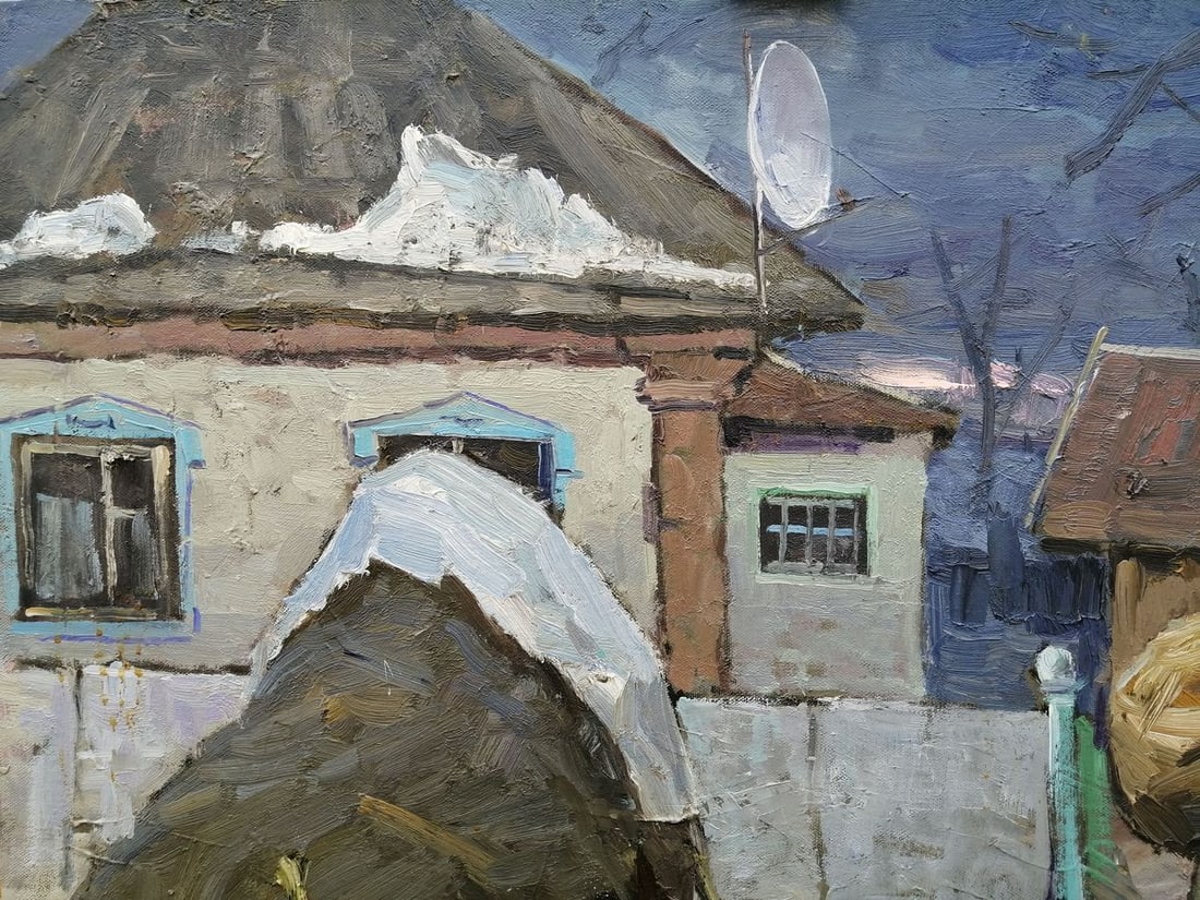 Oil painting Rural life Kalenyuk Alex - 3