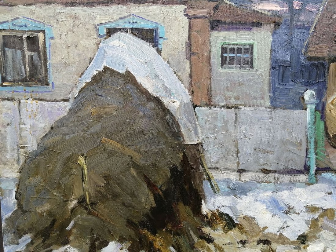 Oil painting Rural life Kalenyuk Alex - 6