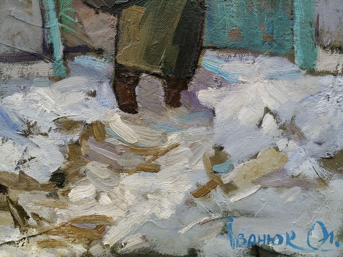 Oil painting Rural life Kalenyuk Alex - 8