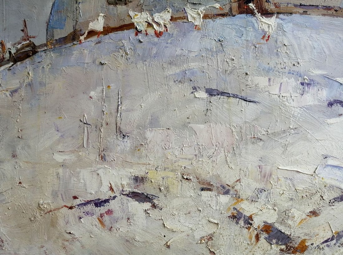 Oil painting In the courtyard Kalenyuk Alex - 5