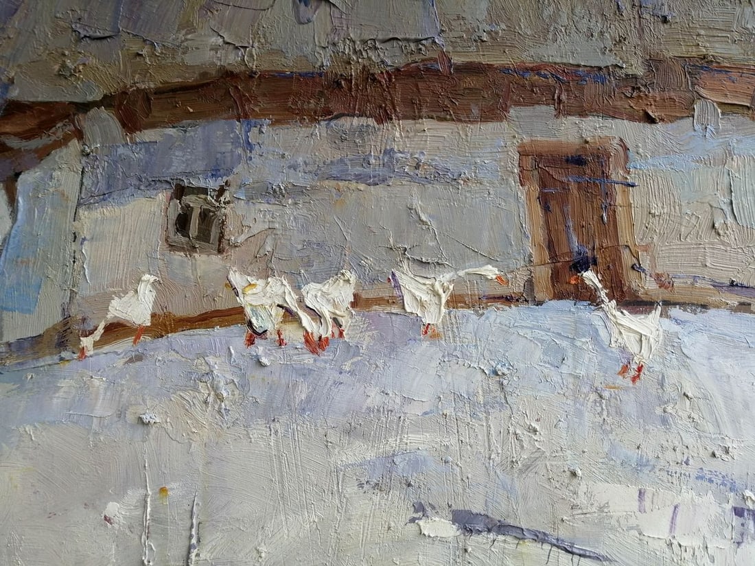 Oil painting In the courtyard Kalenyuk Alex - 7