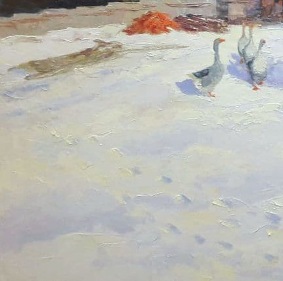 Oil painting Near the well Serdyuk Boris Petrovich - 6