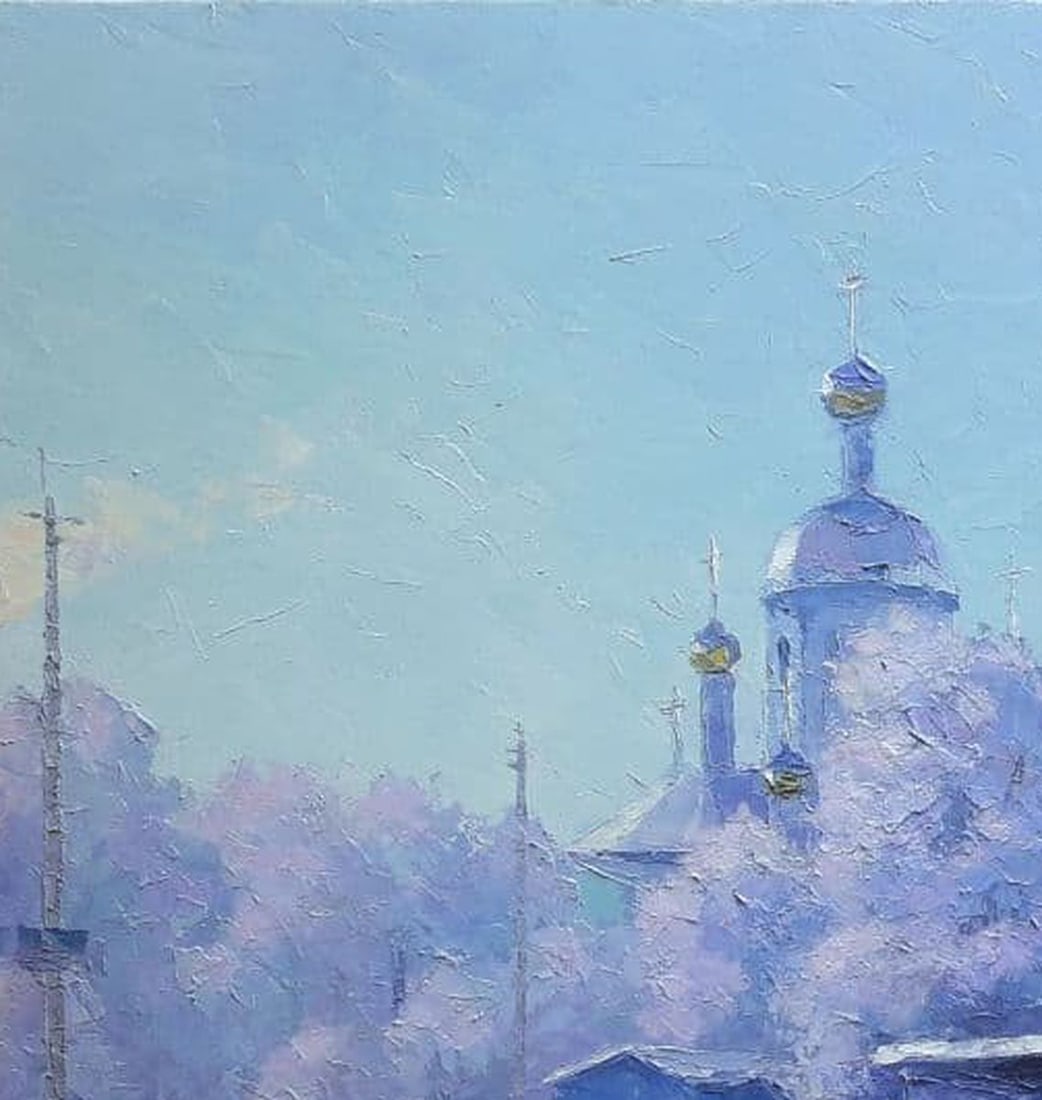 Oil painting Kremenchug. Cossack stop Serdyuk Boris Petrovich - 3