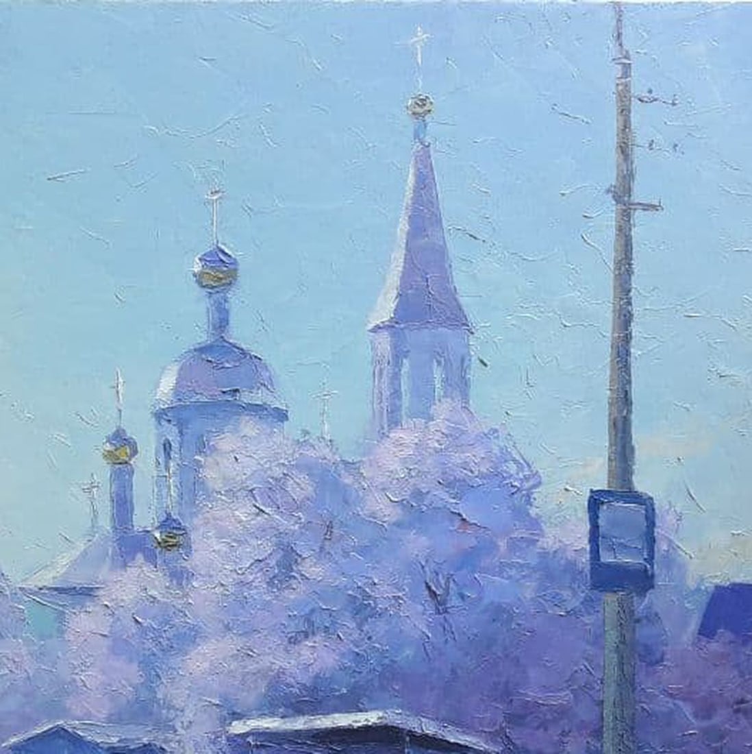 Oil painting Kremenchug. Cossack stop Serdyuk Boris Petrovich - 4