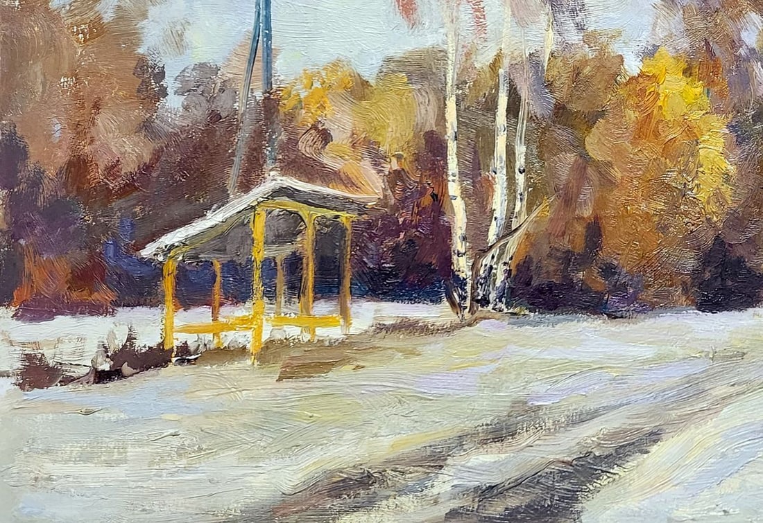 Oil painting Winter Serdyuk Boris Petrovich - 4