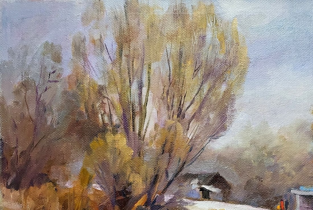 Oil painting The beginning of winter Serdyuk Boris Petrovich - 2