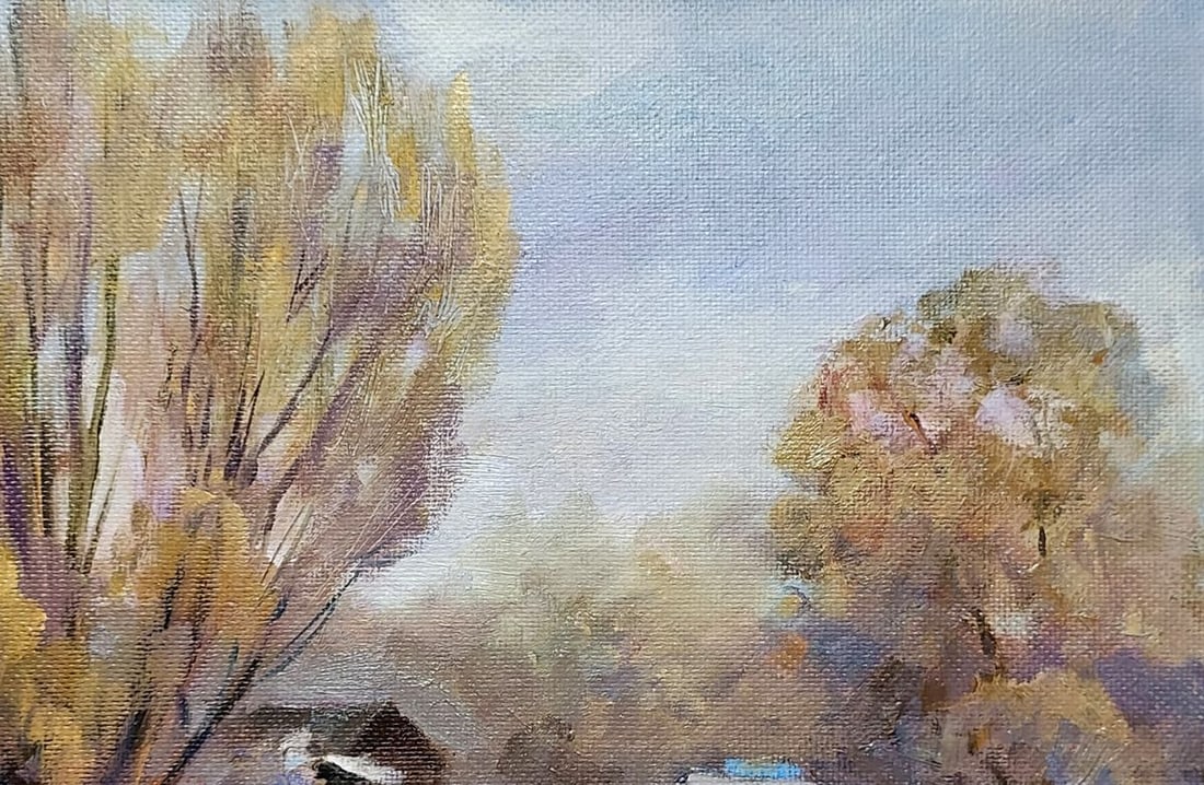 Oil painting The beginning of winter Serdyuk Boris Petrovich - 3