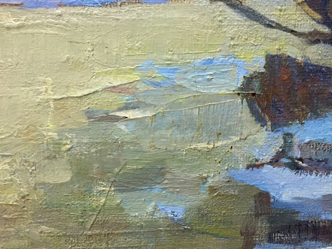 Oil painting Winter landscape Zakharov Fedor Zakharovich - 6