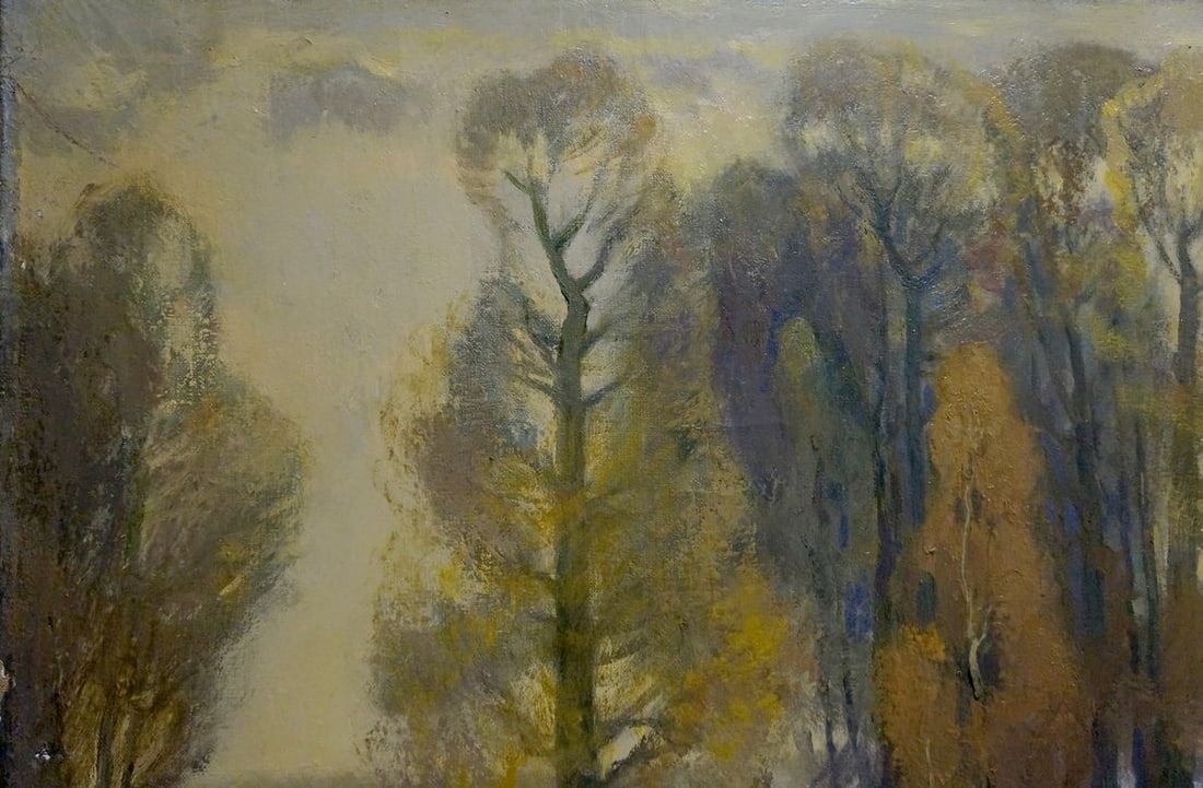 Oil painting Winter came Mynka Alexander Fedorovich - 3