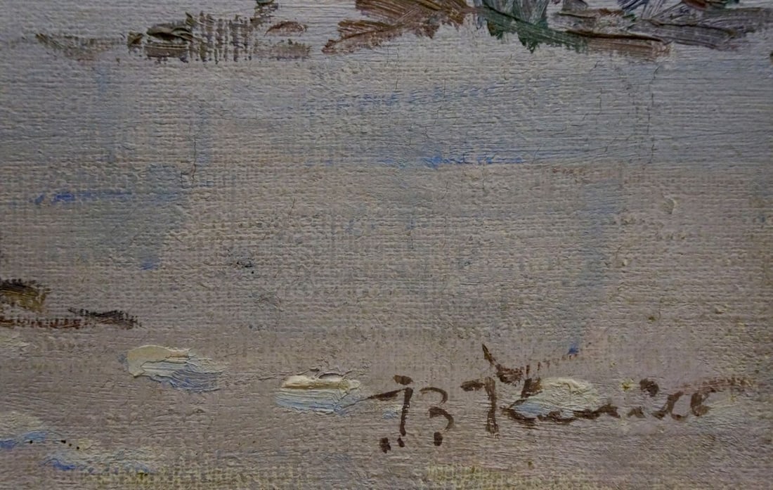 Oil painting Winter landscape V. Kisel' - 6