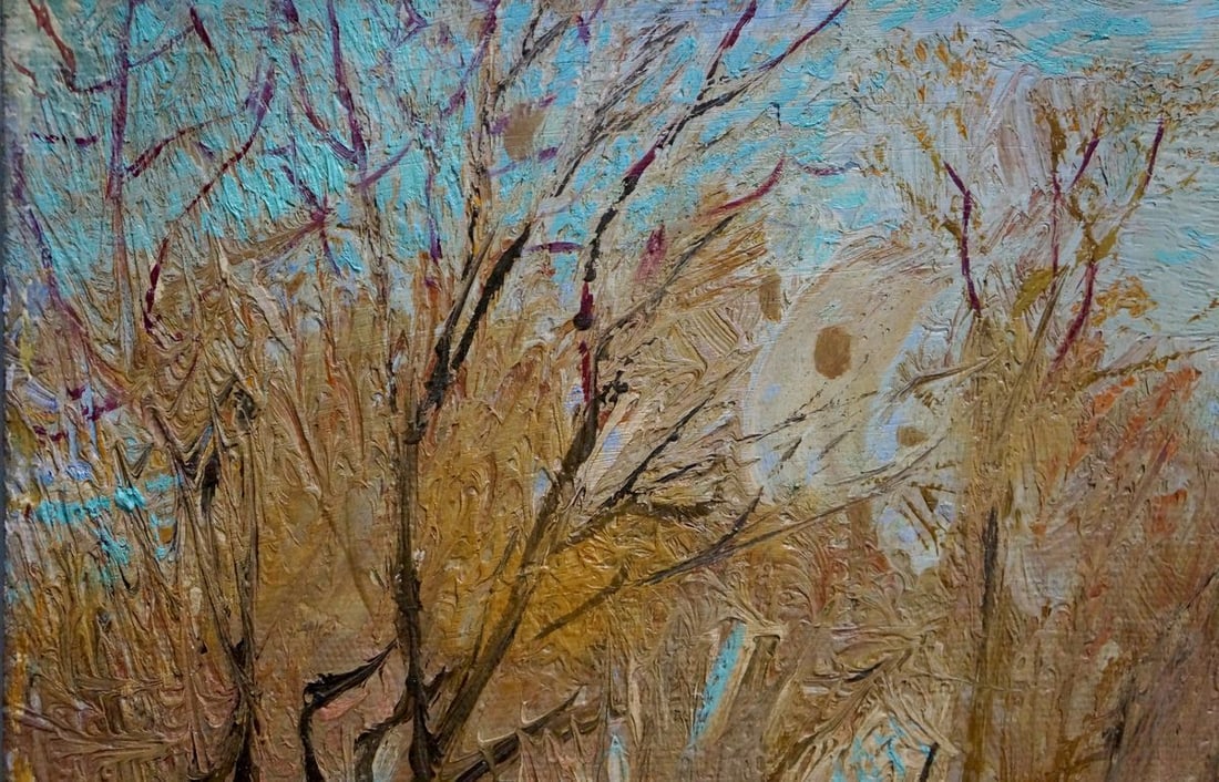 Oil painting End of winter Zaretsky Victor Ivanovich - 3