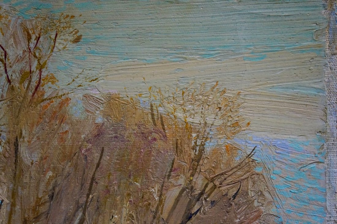 Oil painting End of winter Zaretsky Victor Ivanovich - 4