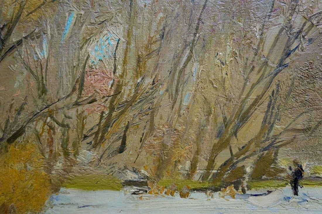 Oil painting End of winter Zaretsky Victor Ivanovich - 6