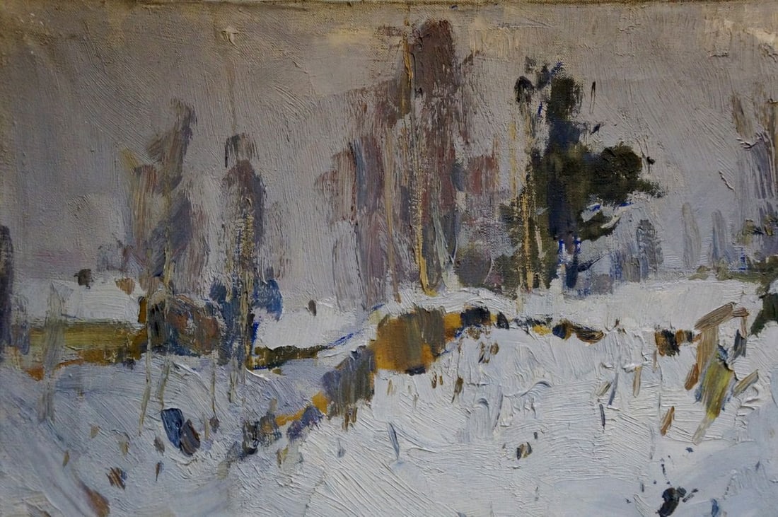Oil painting Snowdrift Tkachenko Andrey Zinovievich - 3