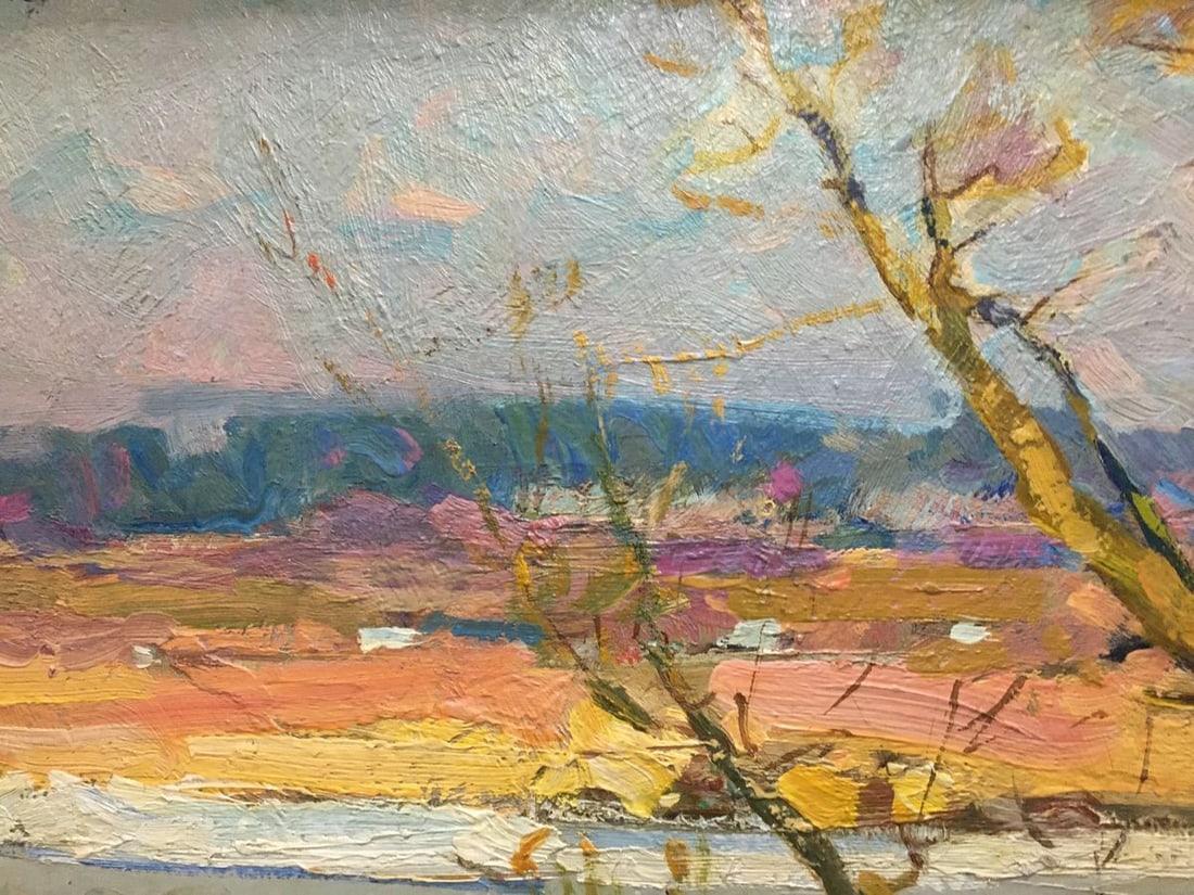Oil painting Early winter Zakharov Fedor Zakharovich - 2