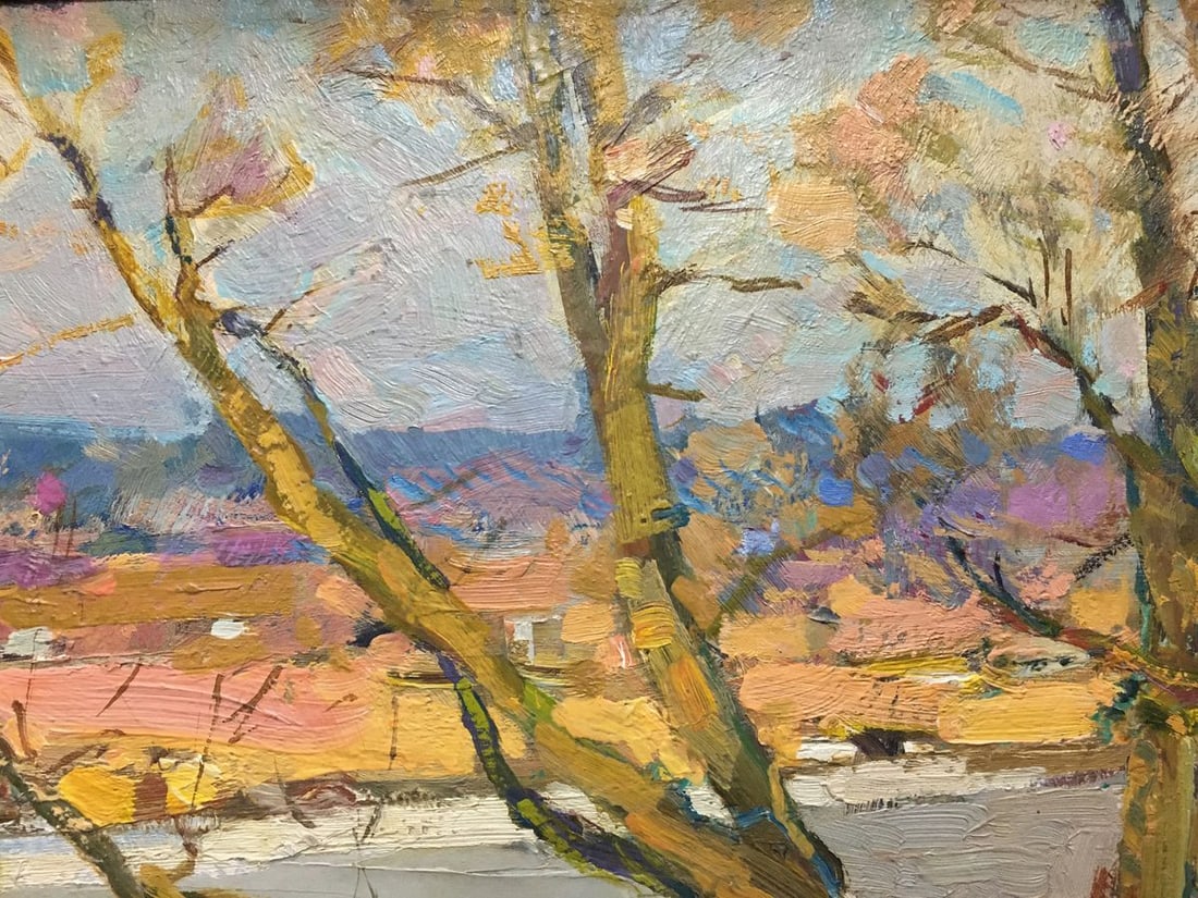 Oil painting Early winter Zakharov Fedor Zakharovich - 3