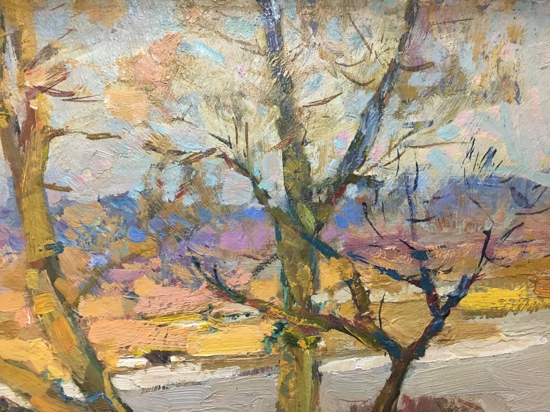 Oil painting Early winter Zakharov Fedor Zakharovich - 4