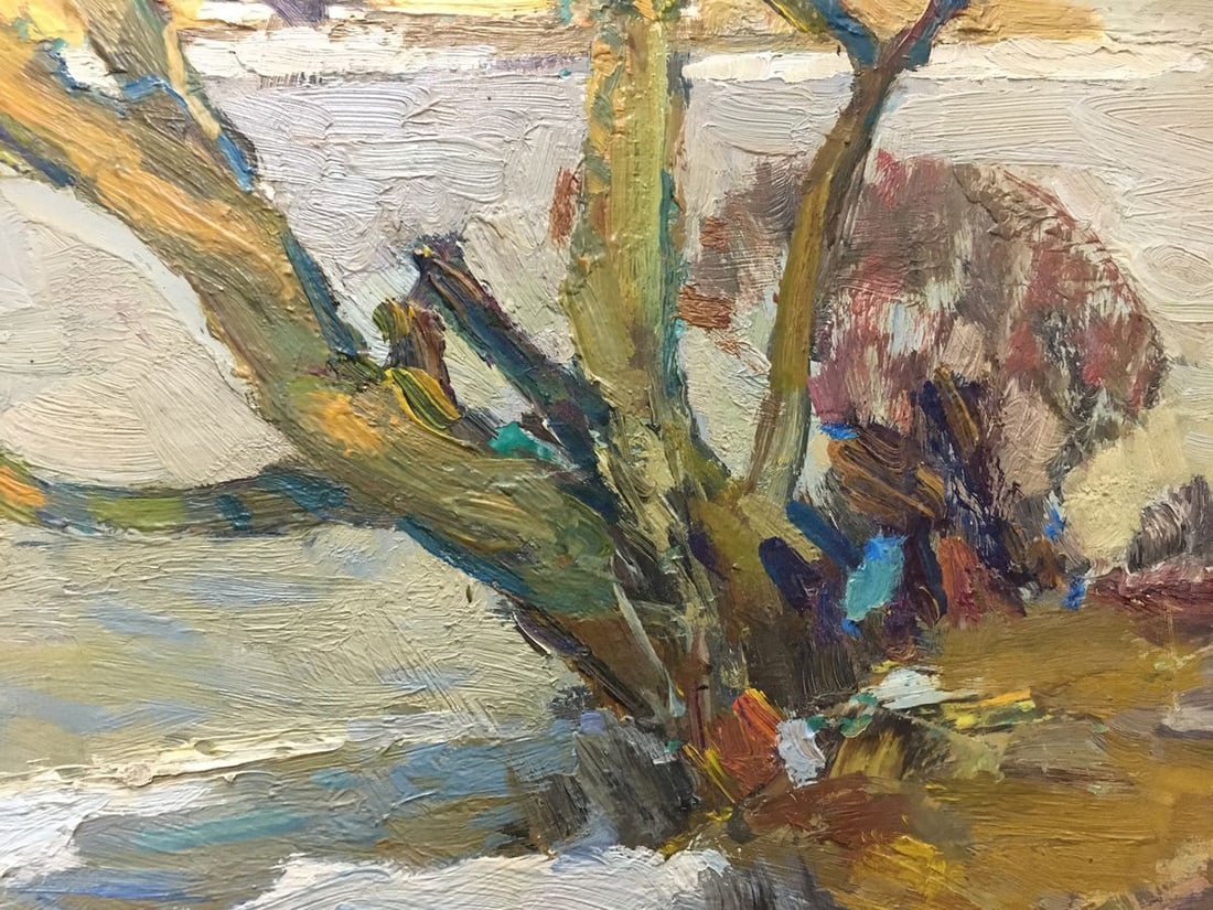 Oil painting Early winter Zakharov Fedor Zakharovich - 5