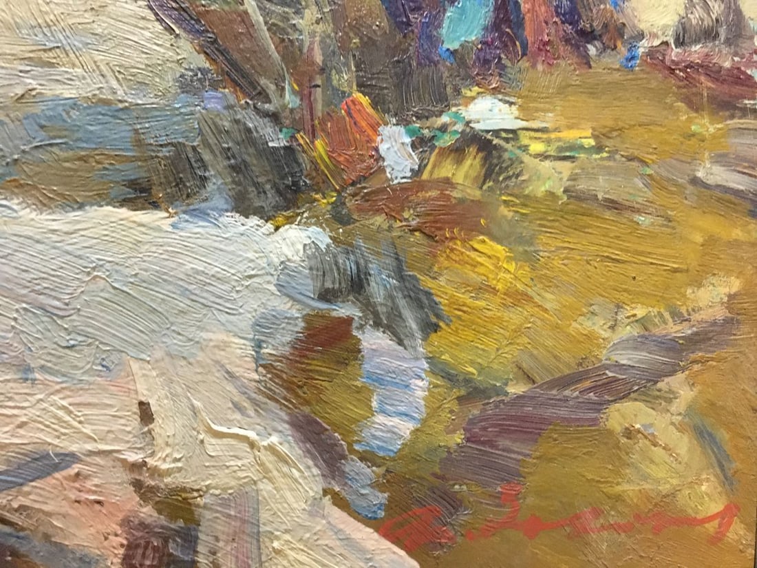 Oil painting Early winter Zakharov Fedor Zakharovich - 9