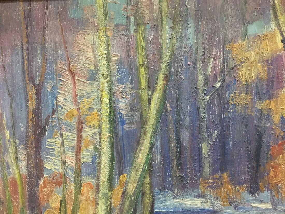 Oil painting End of winter Gabda Vasily Georgievich - 2