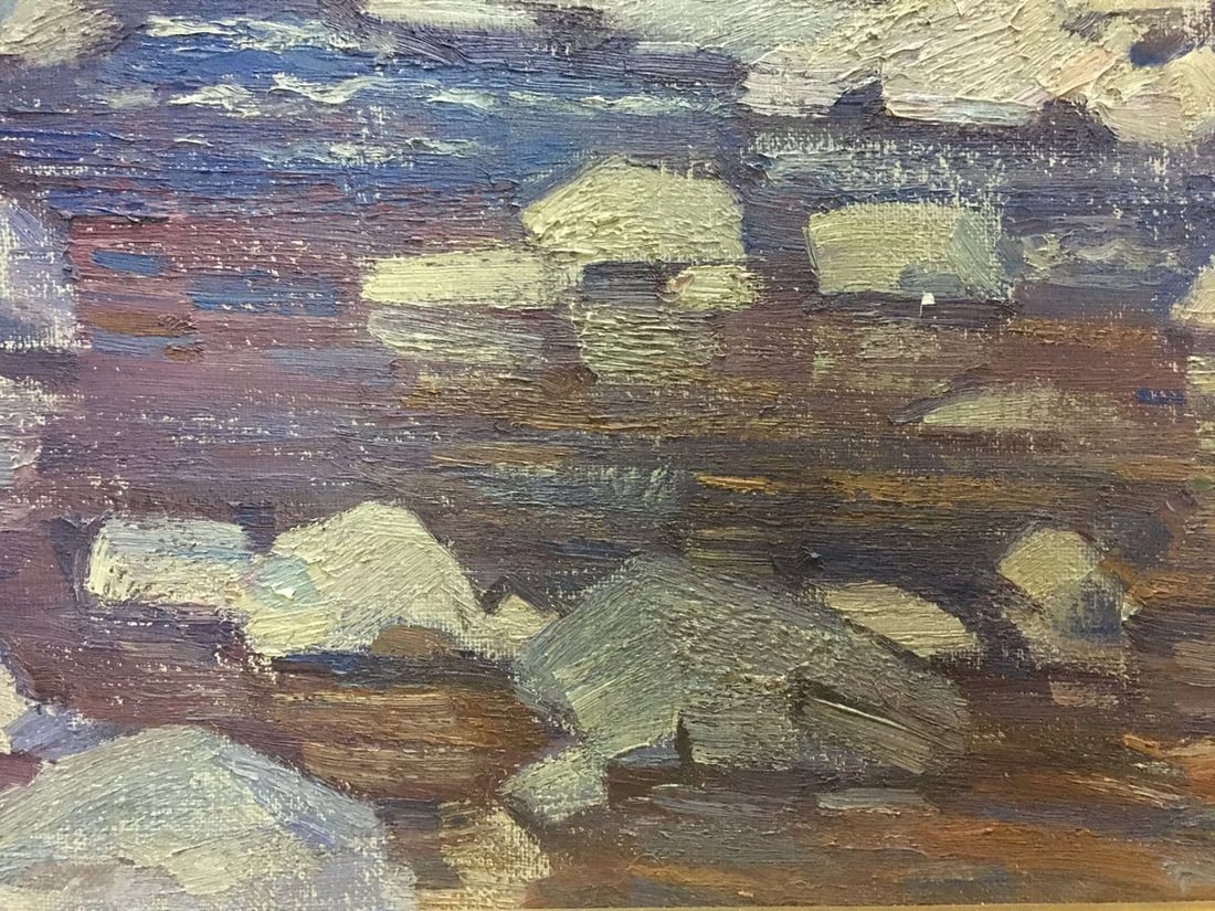 Oil painting End of winter Gabda Vasily Georgievich - 5