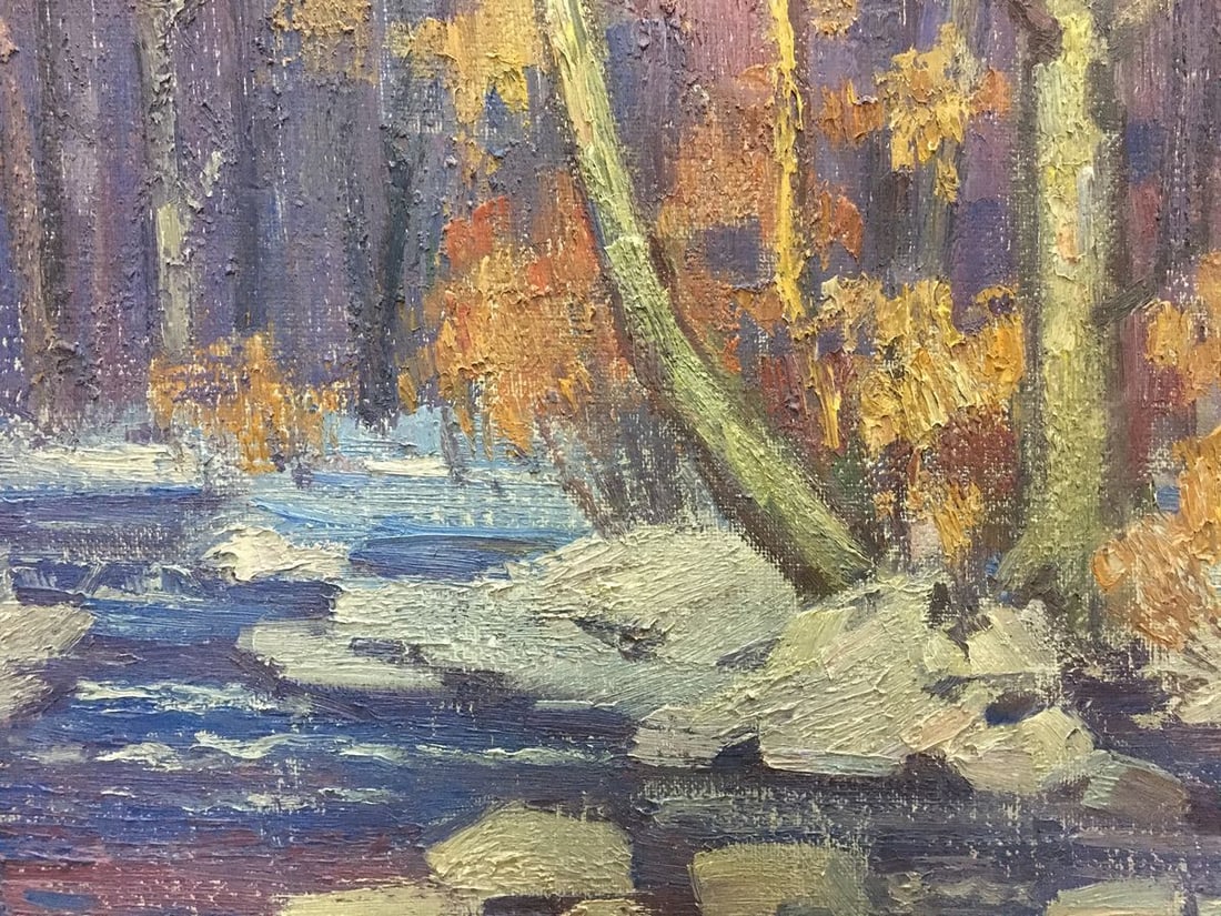 Oil painting End of winter Gabda Vasily Georgievich - 6