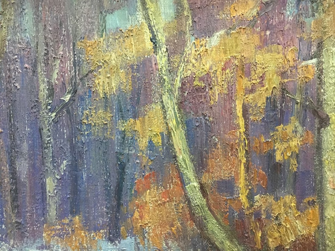 Oil painting End of winter Gabda Vasily Georgievich - 7