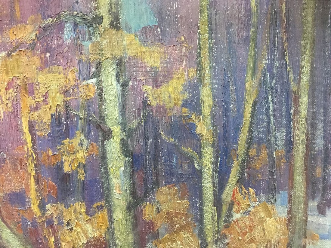 Oil painting End of winter Gabda Vasily Georgievich - 8