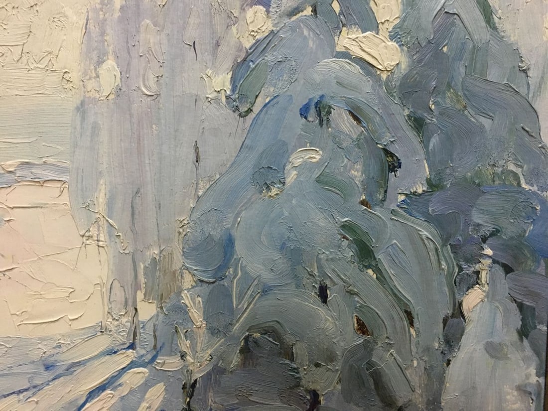 Oil painting Winter Petrov Georgy Petrovich - 3
