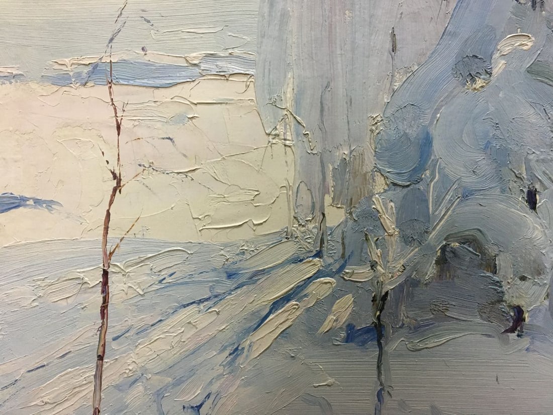 Oil painting Winter Petrov Georgy Petrovich - 4