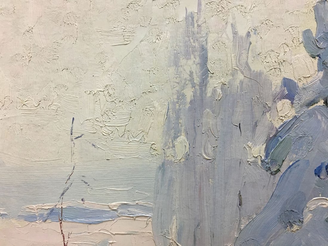 Oil painting Winter Petrov Georgy Petrovich - 5