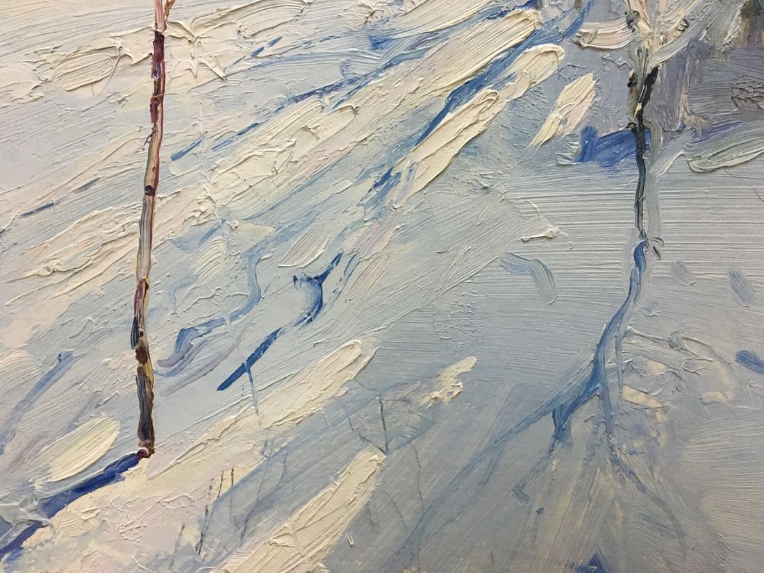 Oil painting Winter Petrov Georgy Petrovich - 6