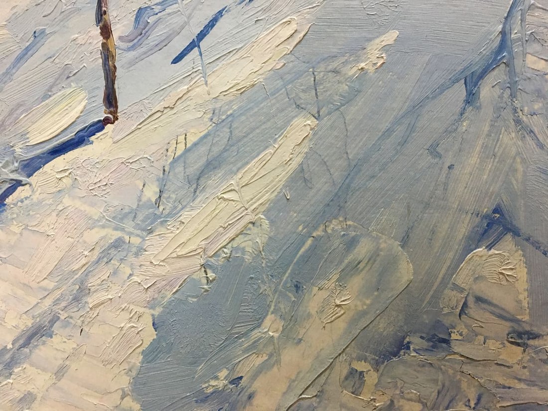 Oil painting Winter Petrov Georgy Petrovich - 7