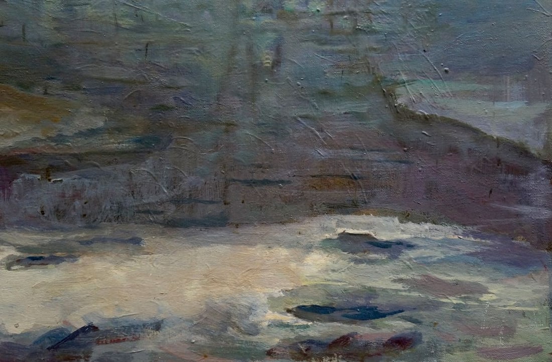 Oil painting Winter landscape Kogan-Shats Matvey Borisovich - 5