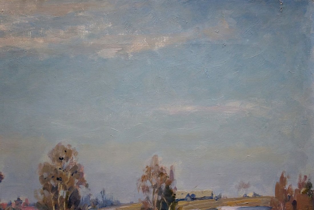Oil painting Early spring Konstantin Yermol'shev - 4